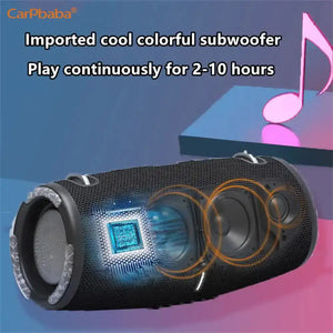 Carpbaba XTREME3R Portable Waterproof Power Bluetooth Speaker Wireless Subwoofer 360 Stereo Surround TWS FM Boom Box