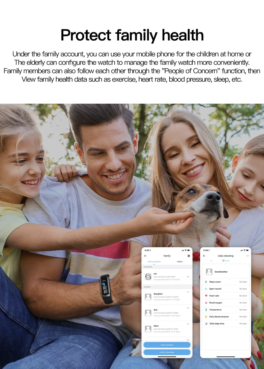 C60 Smart Bracelet Amoled Screen Heart Rate Blood Fitness Tracker SmartBand For Women Men Fashion Sport Smartwatch