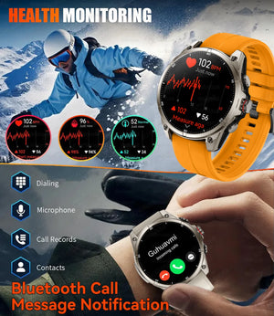 New For Huawei Ultra Hot sale GPS SmartWatch Men AMOLED HD Precise GPS Compass BT Call Health Monitor 5ATM Waterproof SWIM Watch