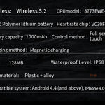 LIGE 1000 mAh Smart Watch 1.7 Inch Screen Bluetooth Call Voice Assistant Watch Sports Fitness IP68 Waterproof Smartwatch For Men