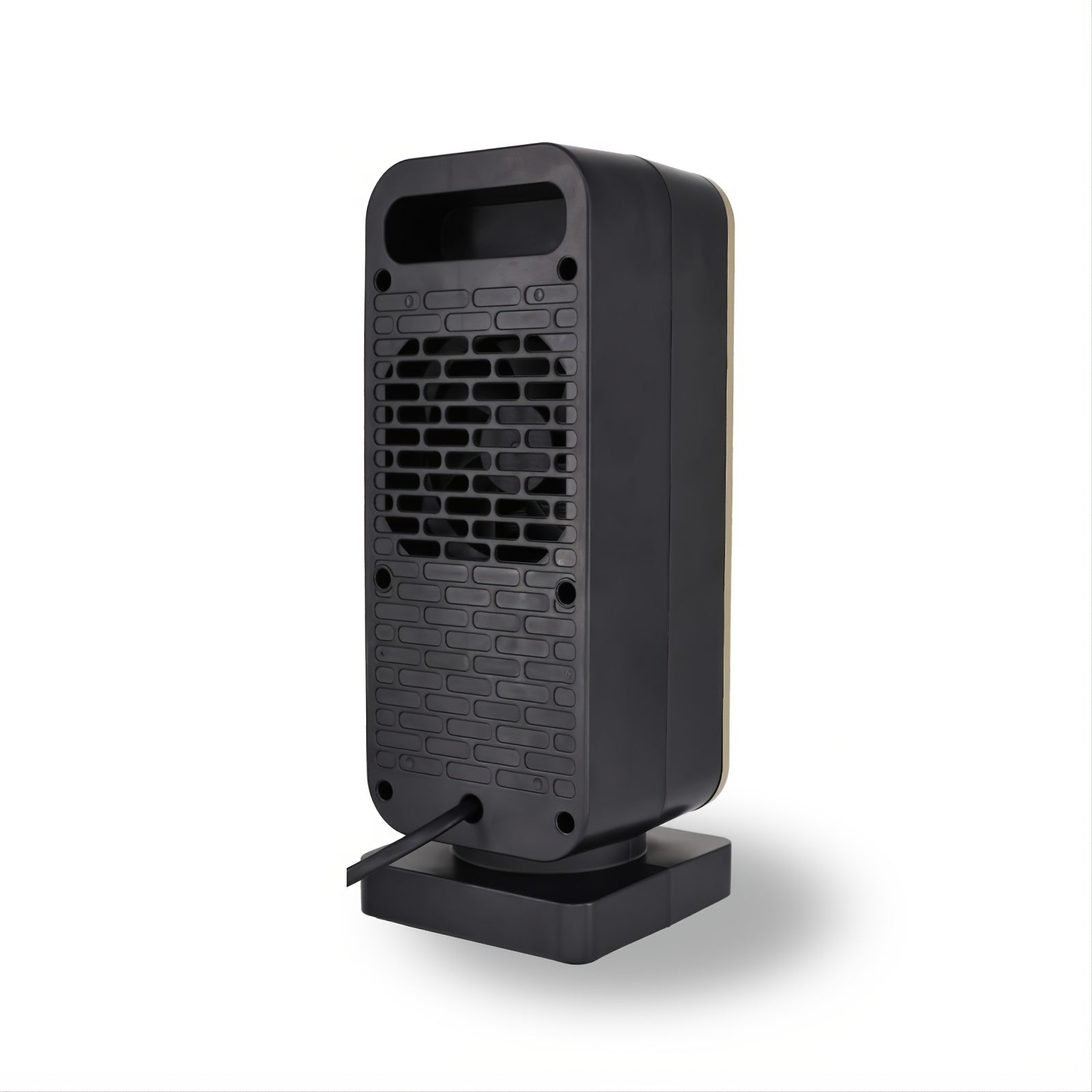 500W Portable Ceramic Electric Space Heater, Quiet, Square Shape, Tip-over Protection - 110-130V US Plug, No Energy Efficiency Rating, for Bedroom, Living Room, Office