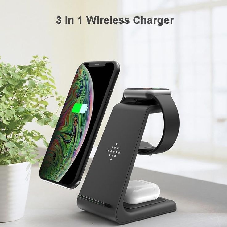 HATALKIN 3 en 1 Estación de Carga Inalámbrica Rápido Compatible para Apple Múltiple Productos para Apple Watch Ultra 8 7 SE 6 5 4 3 para AirPods Pro/2 para iPhone 14 13 12 11 Pro MAX/X/XS/XR 8 Negro
